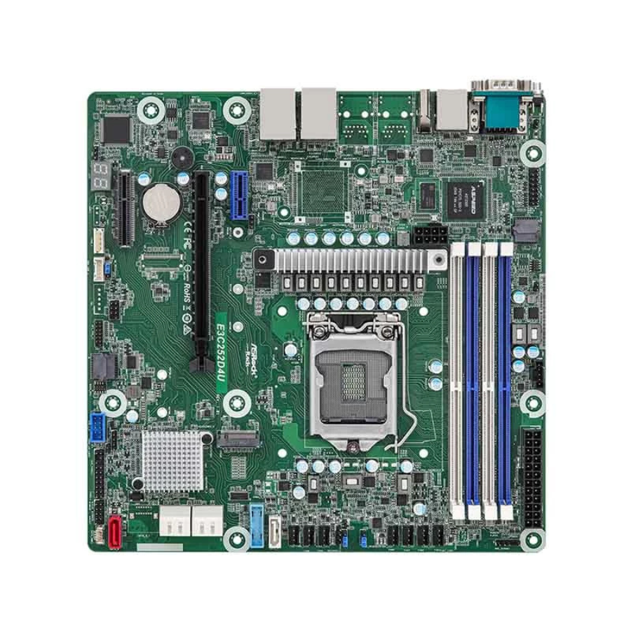 Asrock E3C252D4U DDR4 C252 Chipset Motherboard for Server Board